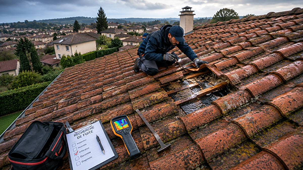 Intervention fuite de toiture et diagnostic couverture à Hauts-de-France